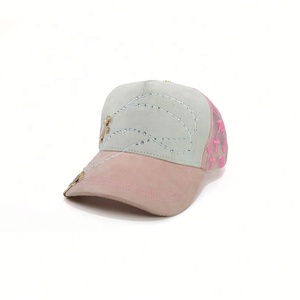 Casquettes de baseball sportives non structurées à 5 panneaux en tissu éponge <span class=keywords><strong>et</strong></span> daim, de haute qualité, en gros, 100% qualité G5, avec logo Stain <span class=keywords><strong>Link</strong></span> 14 - Product Image 2