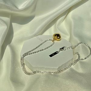 Dylam Luxury Women Jewelry 925 Sterling <b>Silver</b> 3D Heart Necklaces Real Gold Plating Love Heart <b>Choker</b> Necklace for Girls - Product Image 6