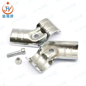 נוטה 2 דרך H-9P ABS/פלסטיק/PE מצופה פלדת צינור מתכת משותף סככה מתלה צינור - Product Image 1