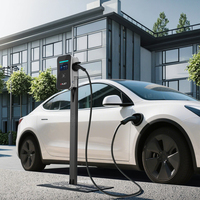 Station de recharge INJET nouvelle génération, intelligente, numérique, IP65, OCPP 2.0.1, type 2, EVSE, Wallbox, écran tactile 4,3''/7'', 7-22 kW