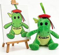 Chine Fabricant de jouets en peluche Dragon peluche min porte-clés en peluche mignon porte-clés dinosaure en peluche pour le marché de la Pologne
