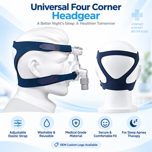 Correa de Sujeción para Mascarilla CPAP con Logotipo Personalizado OEM, Banda Elástica Ajustable de Repuesto para <span class=keywords><strong>Apnea</strong></span> <span class=keywords><strong>del</strong></span> <span class=keywords><strong>Sueño</strong></span>, Lavable, de Grado Médico - Product Image 1