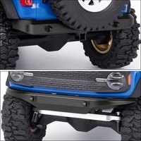Pare-chocs avant et arrière en alliage d'aluminium pour pièces de voiture RC Crawler A302048 1/30