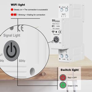 RMshebei Din Rail Tuya WIFI Disyuntor Temporizador Aplicación de control remoto <span class=keywords><strong>Interruptor</strong></span> inteligente automático inteligente <span class=keywords><strong>Interruptor</strong></span> WIFI MCB 63A - Product Image 5