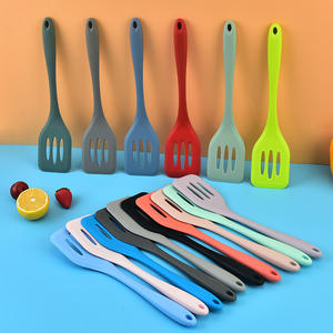 Spatule à fente en Silicone de 29.2 CM spatule à friture de poisson de qualité alimentaire ustensiles de cuisine ustensiles de cuisine spatule à friture en Silicone - Product Image 2