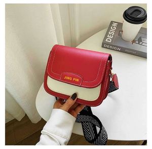 I-0664 Fashion PU Eco-Friendly Zipper Crossbody Wide Shoulder Strap <b>Small</b> Square Spring Winter Autumn Summer Women <b>Handbag</b> - Product Image 4