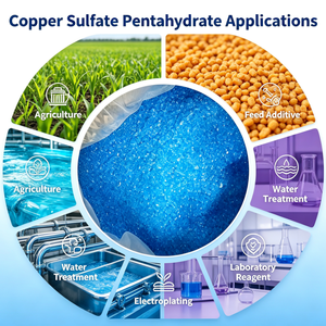 Sulfate <span class=keywords><strong>de</strong></span> <span class=keywords><strong>cuivre</strong></span> <span class=keywords><strong>de</strong></span> qualité alimentaire, teneur 99 %, CAS 7758-99-8 - Product Image 3