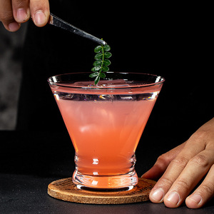 Juego de 4 Vasos de Martini Transparentes sin Tallo de 10 Onzas para Margarita, <span class=keywords><strong>Manhattan</strong></span>, <span class=keywords><strong>Bar</strong></span>, Fiesta Nocturna, Cumpleaños - Product Image 4