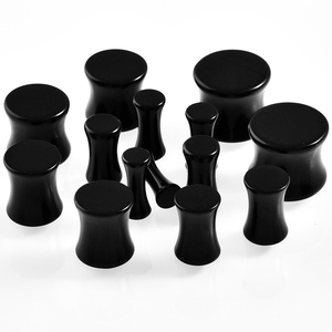 Pares de expansores de <span class=keywords><strong>oreja</strong></span> de acrílico blanco y negro dilataciones 3-30MM tapones para túneles de <span class=keywords><strong>oreja</strong></span> calibre de <span class=keywords><strong>oreja</strong></span> Piercing joyería mujeres hombres - Product Image 5