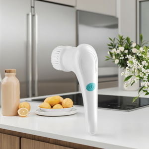 Cepillo de Limpieza Multifunción 5 en 1 para Cocina y Baño, Herramienta Manual Giratoria para Fregar - Product Image 1