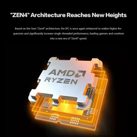 Prosesor CPU AMD R5 7600X 6-Core untuk PC Desktop 12 Thread 4.7 GHz 128 GB Antarmuka AM5 CPU Baru dalam Kemasan
