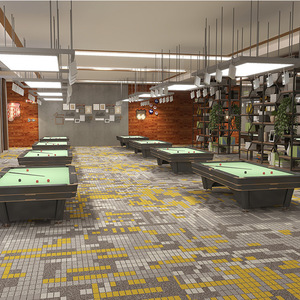 Alfombra para Salón de Billar y Snooker, Hecha a Medida, de Lana, Nailon y Fibras Sintéticas, Duradera, para Uso Comercial - Product Image 3