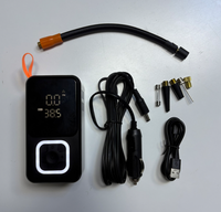 Compresseur d'air sans fil pour pneus avec lumière LED, affichage numérique SOS, 150 PSI, rechargeable, 4000 mAh, pompe à air avec arrêt automatique PR