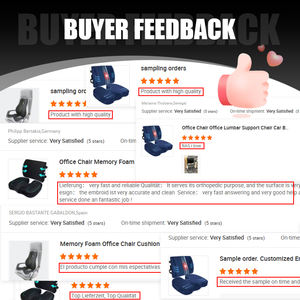 Ofis bel desteği sandalye araba sırt desteği koltuk minderi kalın bellek köpük yastık takımı yıkanabilir kapak - Product Image 5