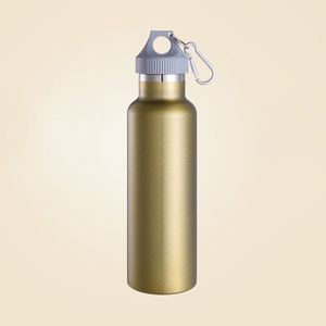 Narrow Mouth 600ml Vacuum Flask Insulated Stainless <b>Steel</b> Water <b>Bottle</b> with Loop Lid and Hook - Product Image 6