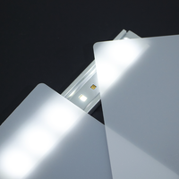 Plaque diffuseur en polycarbonate PC blanc poli mat de 0,5 mm et 1 mm, anti-jaunissement, pour panneau diffuseur de lumière LED et couvercle de lampe