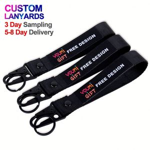 <b>Custom</b> logo Short Strap Tactical Climbing Carabiner <b>Keychain</b> - Product Image 1