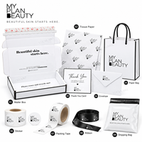 Boîtes d'emballage personnalisées avec logo, en carton ondulé, avec bande adhésive à déchirer pour l'expédition de produits de beauté et de soins de la peau en e-commerce