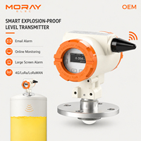 Transmetteur de niveau sans fil Moray ME6001R 4G LoRaWAN avec écran OLED, instrument de mesure de niveau, radar de niveau sans contact