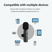 Système de microphone cravate sans fil GAW-910 2,4G, portée de 30 m, réduction du bruit, design léger pour appareils photo reflex numériques, conférences