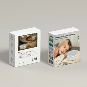 Machine à bruit blanc pour le sommeil, apaisant avec 6 sons relaxants, lumière respirante, minuterie, chargement Type-C, pour bébé, maison, bureau, voyage - Product Image 2