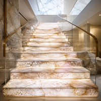 Grande dalle de quartzite rose naturel poli de Patagonie pour îlot de cuisine de luxe, comptoir, mur d'accentuation et carrelage de sol
