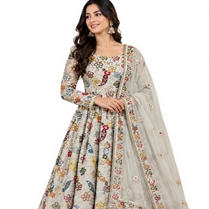ผ้าลูกไม้ปักลายดอกไม้เพสลีย์สีสันสดใส ประดับเลื่อมและลูกปัด หนักแน่น เหมาะสำหรับชุดเด็กหญิงและเด็กชาย ชุดราตรี - Product Image 1
