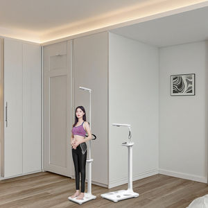 Balance de graisse corporelle intelligente numérique avec verre trempé Capacité de 200kg Design moderne Alimenté par batterie - Product Image 2