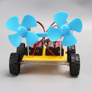 Gizmo double aile vent course <span class=keywords><strong>voiture</strong></span> technologie puissance <span class=keywords><strong>voiture</strong></span> bricolage petits matériaux faits à la main éducatif science expérience jouet éducatif - Product Image 5