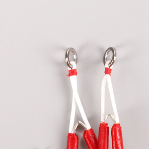 เบ็ดตกปลาแบบช่วยตกปลาชนิดสโลว์พิทช์จิ๊กกิ้ง สำหรับตกปลาทะเลน้ำเค็ม ทำจากเหล็กกล้าคาร์บอนสูงคุณภาพพรีเมียม พร้อมเส้นลวดสีขาวคู่และเส้นลวดเดี่ยว - Product Image 3