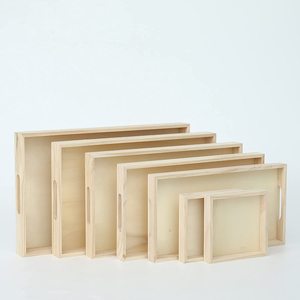 Platos y Bandejas de Servir de Madera Sólida Canadiense de Alta Calidad y Bajo Precio, Marca LQ, con Logotipo Personalizado, Ideales para Restaurantes y Hogares - Product Image 1