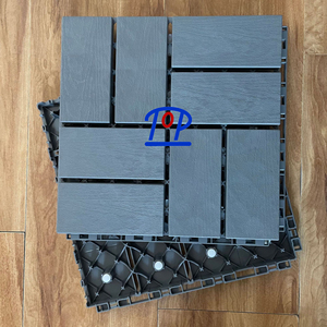 Anti-slip <b>Plastic</b> Interlocking <b>Tile</b> Outdoor Floor Decking <b>Tiles</b> for <b>Garden</b> Terrace Balcony - Product Image 5