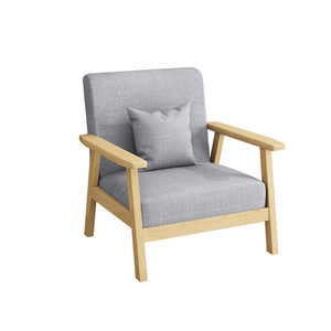 Fabric Sofa <b>Chair</b> Single Seat Living Room Bedroom Office Comfortable Simple Design <b>Small</b> Apartment Use - Product Image 4
