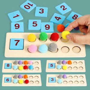 Juguete Educativo 3 en 1 Montessori de Matemáticas y Números, Tablero de Conteo de Madera con Forma de Oruga - Product Image 5