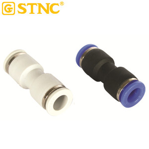 Conector Rápido de Empuje Recto de la Serie <span class=keywords><strong>YPU</strong></span> Gris Blanco de STNC, Conexión de Un Toque para Piezas Neumáticas - Product Image 5