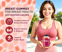 Gummies pour l'amélioration mammaire - Complément alimentaire pour femmes, agrandissement et raffermissement naturels, 60 gummies, OEM disponible