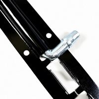 Loquet de porte et de fenêtre en fer noir au design moderne, peint à la main, style ancien, durable, 100 mm, pour les salles de bain des hôtels, accessoire ANDUUK