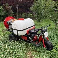 Tricycle diesel à double alimentation pour pulvérisation haute pression et fertilisation des vergers