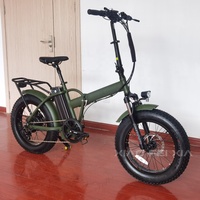 Vélo électrique pliable à batterie lithium 48V 15Ah, 20 pouces, pneus larges, moteur 250W, longue autonomie, promotionnel