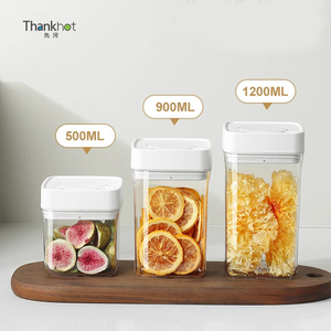 Pot de conservation alimentaire Vacare rond hermétique avec valve CO2 et joint sous vide pour café, noix, poudre et boissons - Product Image 3