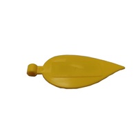 Étiquette RFID/NFC UHF miniature YIAN Yellow Leaf avec matériau PP imperméable/résistant aux intempéries, stockage de données sur 10 ans pour la gestion des plantes et des arbres