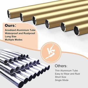 37-inch light gold aluminum garden wind chimes, classical music festival gifts, outdoor and indoor ornaments - Product Image 5