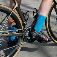 Chaussettes de cyclisme respirantes pour hommes et femmes, pour sports de plein air et course sur route