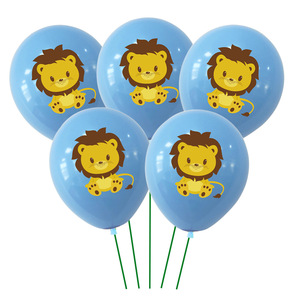 Animales <span class=keywords><strong>de</strong></span> <span class=keywords><strong>Safari</strong></span> Cartel <span class=keywords><strong>de</strong></span> feliz cumpleaños Globos <span class=keywords><strong>de</strong></span> animales impresos para niños Jungle <span class=keywords><strong>Safari</strong></span> Zoo Tema Fiesta Decoración Suministros Juguete para regalo - Product Image 6
