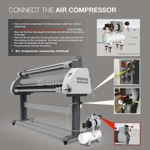 Automatic 1.6M Roll To Roll <b>Laminating</b> <b>Machine</b> for UV ab Film Transfer Use For Label Printer To Use - Product Image 5