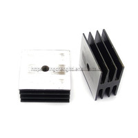 Pila de Rectificadores KBPC3510 5010 2510 1010, Disipador de Calor Cuadrado de Aluminio de 35*35*17mm