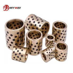 Manchon de lubrification solide MYWAY <span class=keywords><strong>CuSn12</strong></span> certifié ISO9001, excellente résistance à l'usure, faible friction, résistant à la chaleur 400°C - Product Image 2