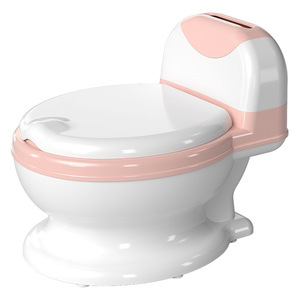 Siège de toilette pour bébé et tout-petit avec design d'urinoir frontal surélevé pour l'apprentissage de la propreté des garçons et des filles - Product Image 3