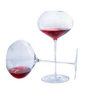 Copa de <span class=keywords><strong>Vino</strong></span> Tinto de Cristal Borgoña Ultrafina con Forma de Corazón, Estilo Moderno, de Gran Capacidad, Creativa y de Alta Calidad para Degustación de Aromas - Product Image 1