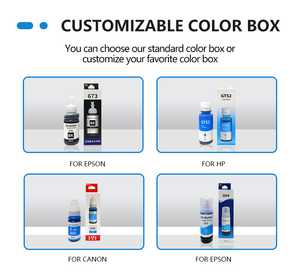 Goosam Haute Qualité 110 111 Couleur Noire Compatible Recharge Encre à Colorant pour <span class=keywords><strong>Epson</strong></span> <span class=keywords><strong>Ecotank</strong></span> M1100 M1120 M1140 <span class=keywords><strong>M1170</strong></span> M1180 M2110 Imprimante - Product Image 4